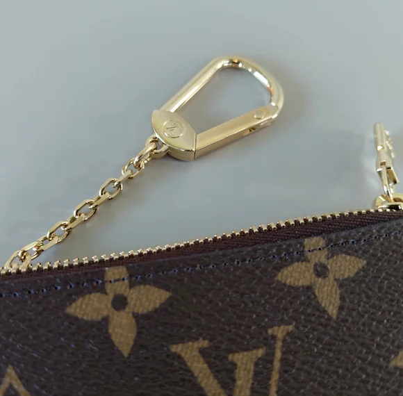 Louis Vuitton Brown Monogram Key Pouch Wallet - Picture 2 of 12